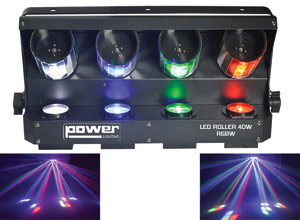 POWER LIGHTING,JEUX LUMIERE ROLLER SCAN 4X10W RGBW