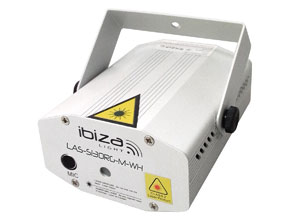 IBIZA,LASER MULTIPOINT ROUGE VERT 130MW WH